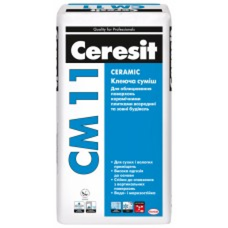 CERESIT CM-11 Клей для плитки (Церезіт СМ-11), 25 кг