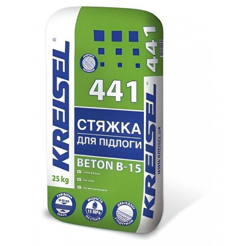 Kreisel 441 Стяжка цементна Beton B-15 (10-60мм),25 кг