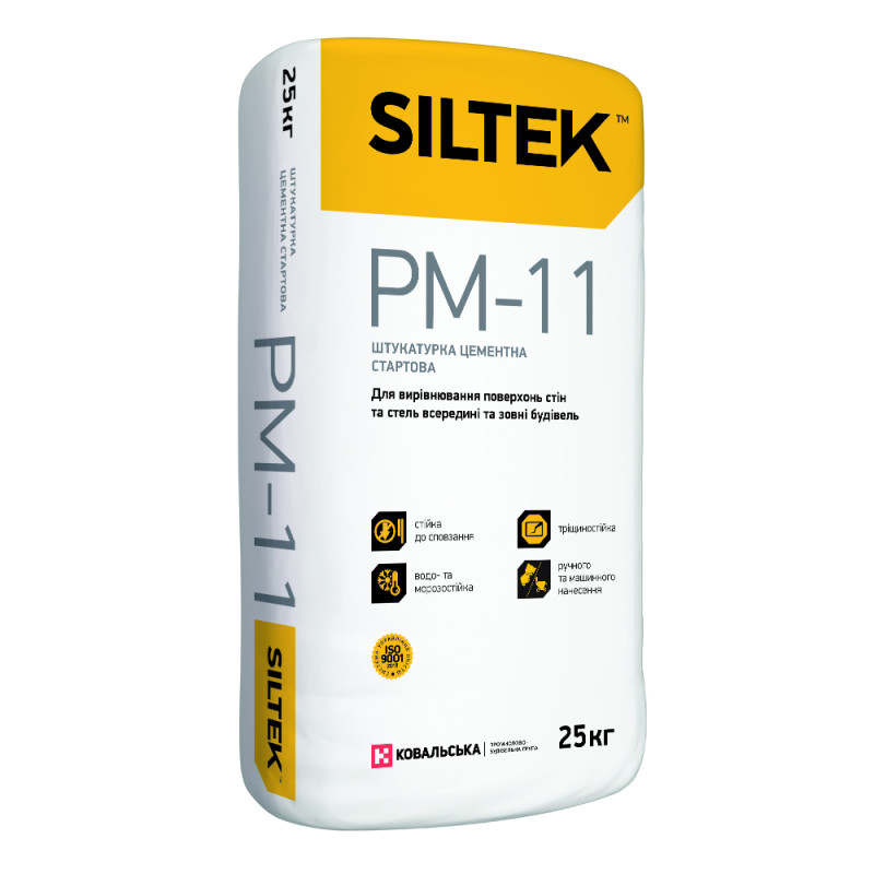 SILTEK PM-11 Штукатурка цементна,25кг