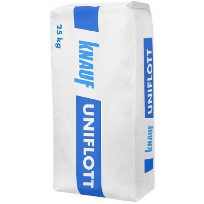 KNAUF UNIFLOT Шпаклівка високоміцна гіпсова для швів,25кг