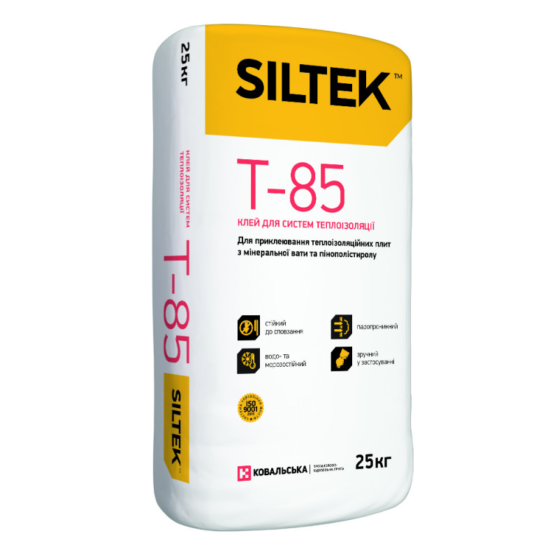 SILTEK T-85 Клей для приклейки ППС і МВ, 25кг