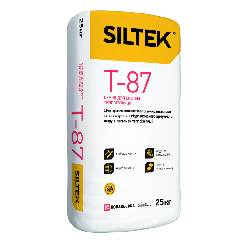 SILTEK T-87 Клей армуючий для ППС і МВ, 25кг