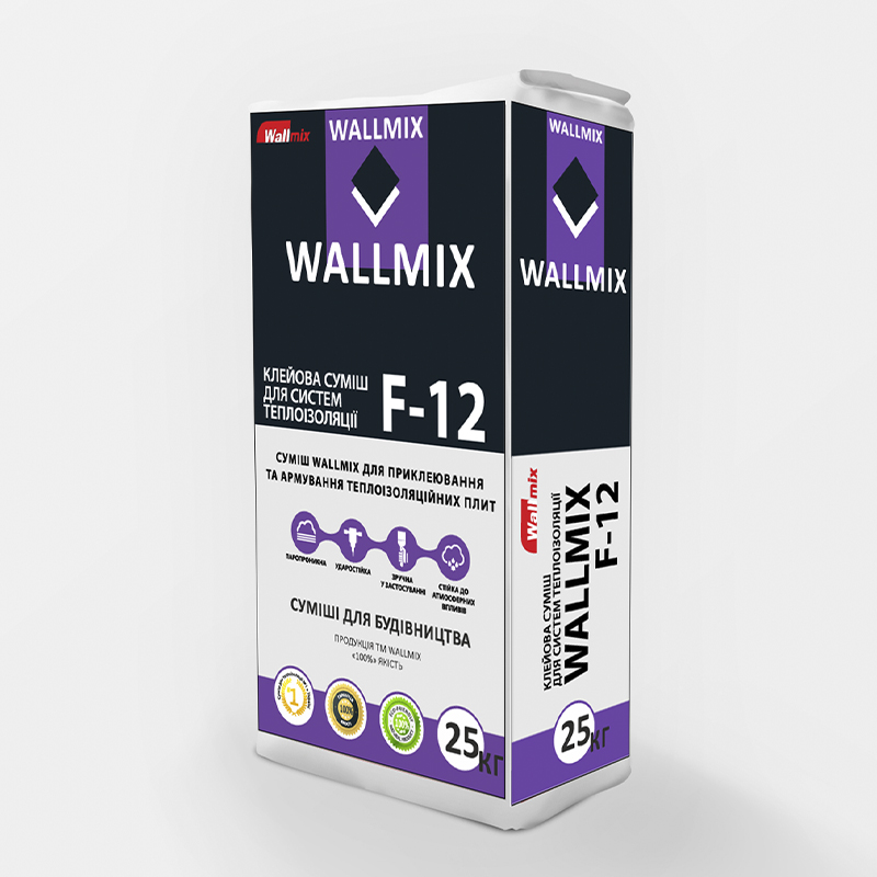Wallmix Клейова суміш для систем теплоізоляції F-12 (25кг)