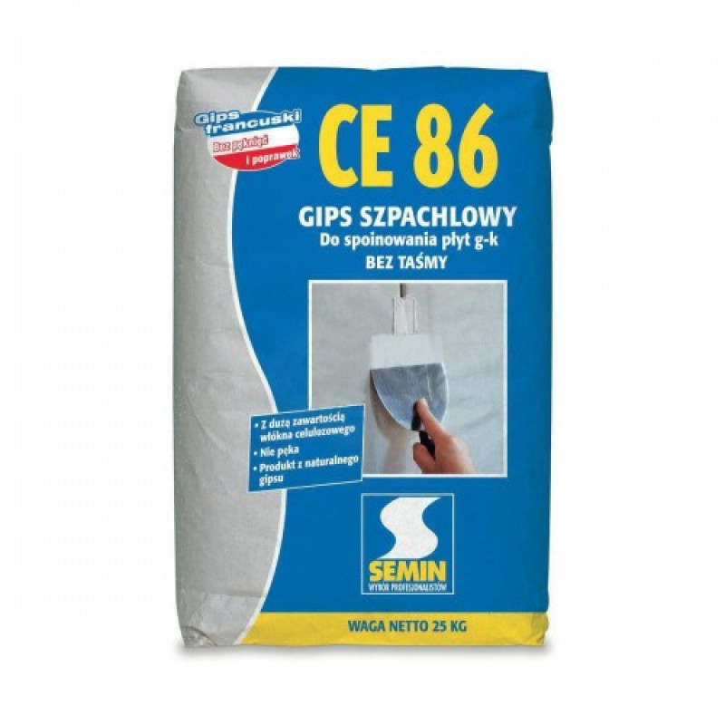 SEMIN Шпаклівка високоміцна CE-86 ТМ "SEMIN", 25кг